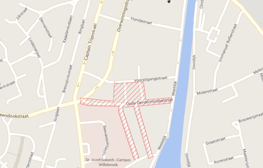 Projectzone Oude Dendermondsesteenweg