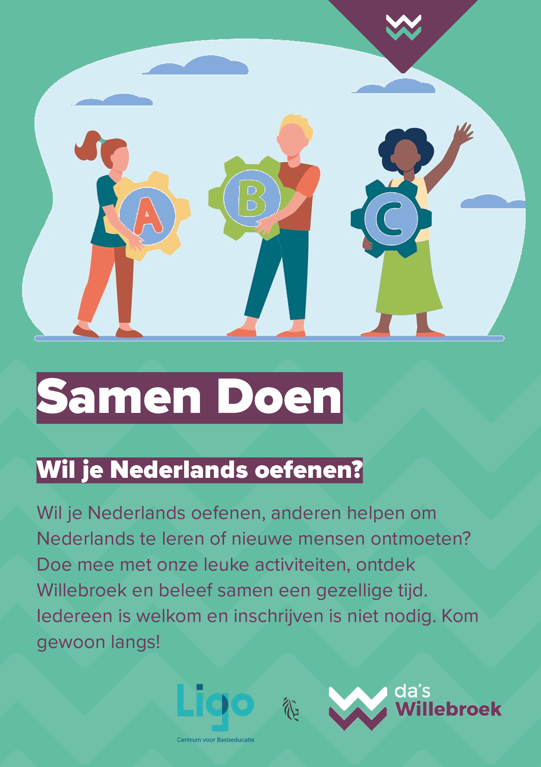 Samen doen flyer voorkant