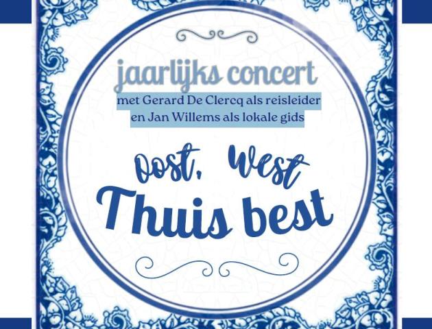 CONCERT - Oost West, Thuis Best © Fanfare De Vrienden van 't Recht vzw