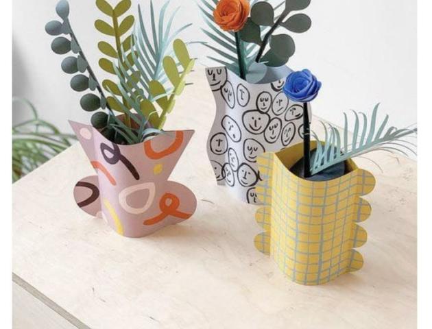 Crea-workshop - vazen en bloemen uit papier © Plazarama