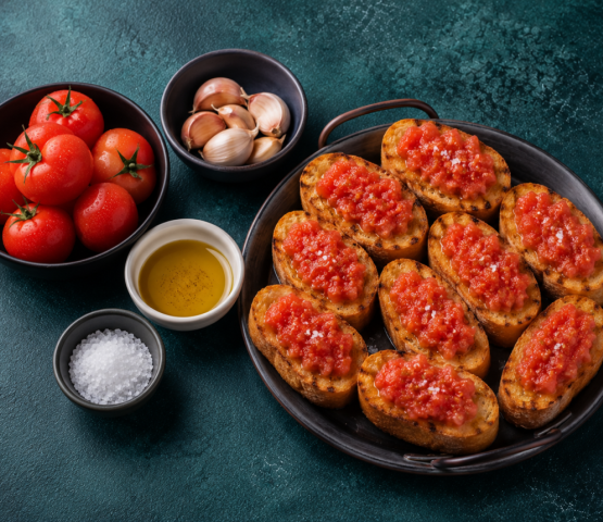 Pan con tomate