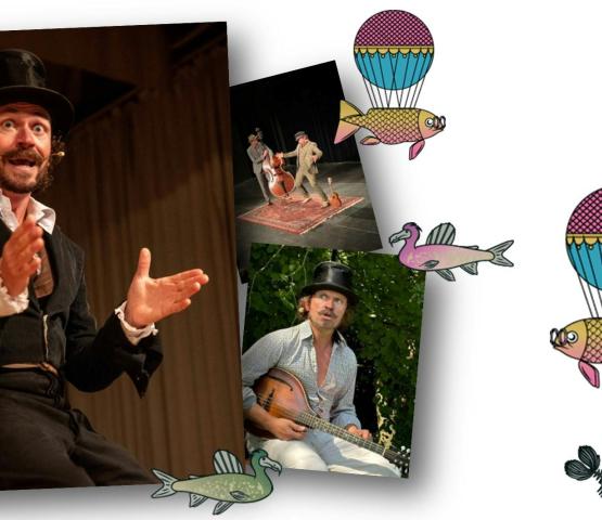 muzikale vertelvoorstelling "Een stapel verhalen" door Meneer Zee © Meneer Zee
