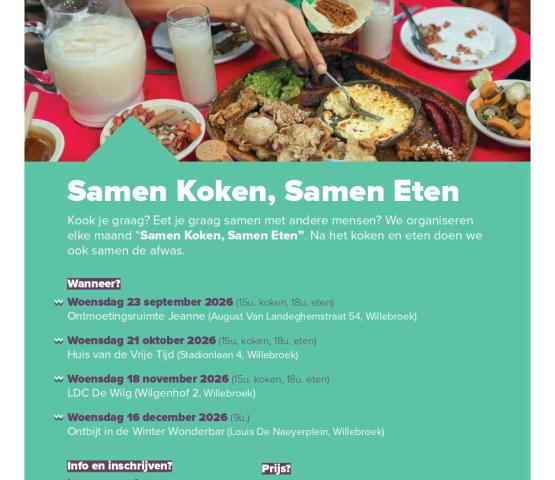 Samen Koken, Samen Eten © Gemeente Willebroek