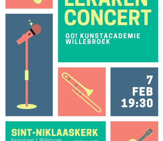 Vonk! - Lerarenconcert GO! kunstacademie Willebroek © GO! kunstacademie Willebroek
