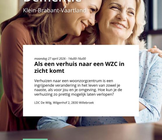 Familiegroep Dementie regio Klein-Brabant - Vaartland © Alzheimer Liga Vlaanderen